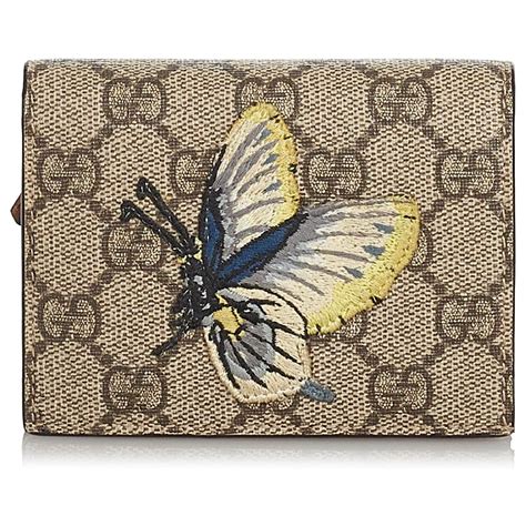 gucci wallet butterfly|gucci wallet price list.